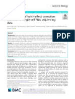 A Benchmark of Batch-Effect Correction Methods For Single-Cell RNA Sequencing Data