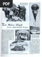 DR Auguste Piccard Ten Miles High in An Airtight Balloon