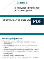 Ch01 - The Systems Analyst and Information Systems Development