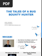 The Tales of A Bug Bounty Hunter - Arne Swinnen - vFINAL