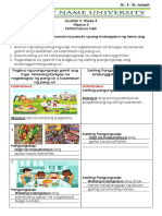 Q3 Performance Task in Filipino 3