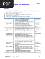 Unit 4 Composite Figures and Area of Trapezoids: Lesson Outline