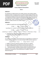 Thermochimie SMPC - TD