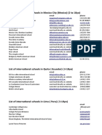 List of International Schools in Mexico City (Mexico) (2 To 18yo)