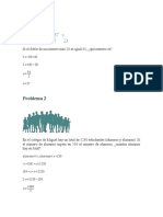 Problema 1: Si El Doble de Un Número Más 28 Es Igual 82, ¿Qué Número Es?