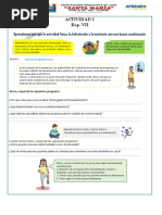 Ficha Actividad Estud. 3°4° A1 E7