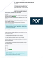 Avaliação Sistemas Adaptativos, Ensino Híbrido e Metodologias Ativas