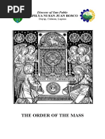 The Order of The Mass: Kapilya Ni San Juan Bosco