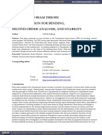 Timoshenko Beam Theory Exact Solution For Bending, Second-Order Analysis, and Stability