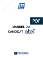 Manuel Du Candidat e Tef