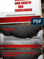 Penerapan Proses Produksi Massal