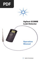 Agilent G3388B Leak Detector: Operation Manual