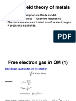 Sommerfeld Theory of Metals