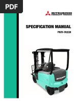 MITSUBISHI FB 25 35 CN Specification Manual