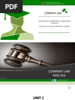 Company Law 1-6 Binder