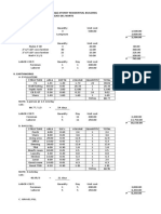 Sample Estimate For Building