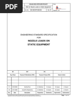 Nozzle Loads On Static Equipment: Engineering Standard Specification FOR