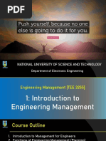 Engineering Management 1 - Intro