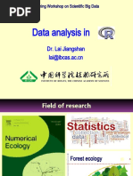 Data Analysis In: Dr. Lai Jiangshan Lai@ibcas - Ac.cn