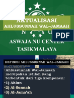 Aktualisasi Aswaja (KH. Yayan Bunyamin)