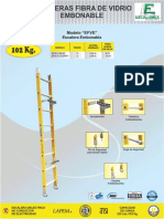 Escalera Embonable (Escalumex) - Fibra de Vidrio