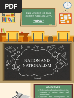 Lesson 2-Nation and Nationalism