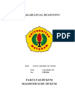 Tugas Penalaran Hukum:Legal Reasoning