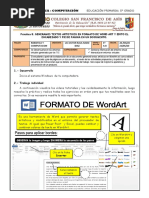 Ficha #8 Quinto de Primaria