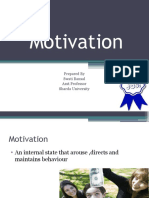 Motivation: Prepared by Swati Bansal Asst - Professor Sharda University