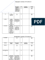 L SPINE Radiographic Anatomy Positioning Template