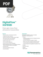 Digitalflow Xgf868I: Flare Gas Mass Flow Ultrasonic Transmitter