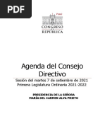 Agenda Consejo Directivo