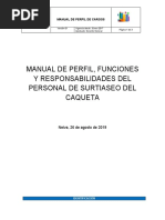 Manual de Funciones - Perfil Mantenimiento de Ptar