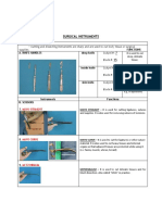 NCM 112 Activity 3A Surgical Instruments: Mayo Straight