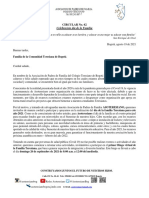 CG-07 - Circular No. 62 - Celebracion Dia de La Familia