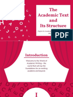 EAPP Lesson 4 - The Academic Text and Its Structure