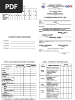 Attendance Record Department of Education: Parent/Guardian'S Signature