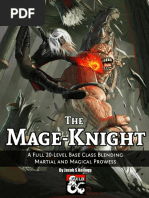 The Mage Knight Class