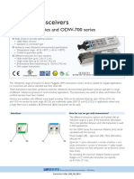 Gigabit Transceivers: Redfox, Lynx Series and Odw-700 Series