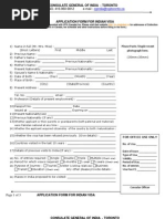 Visa Application Form