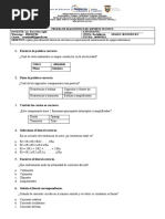 Prueba Diagnostica Segundo