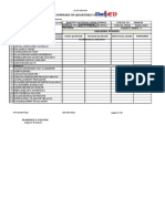 Summary of Quarterly Grades: Bantay National High School I Ilocos Sur