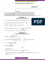 CBSE Class 12 Maths Sample Paper Set 3