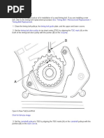 Timing Belt Installation