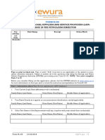 Form N 100 For Tanzanian LSSP Database February 2018