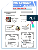 Proporción Aritmética y Geométrica para Primero de Secundaria