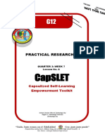 Capslet: Practical Research Ii