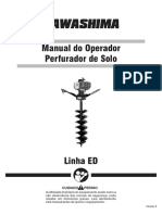 Perfurador de Solo Linha ED