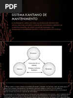 Sistema Kantiano de Mantenimiento