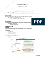 Chapter 7 and 8 Market Structure